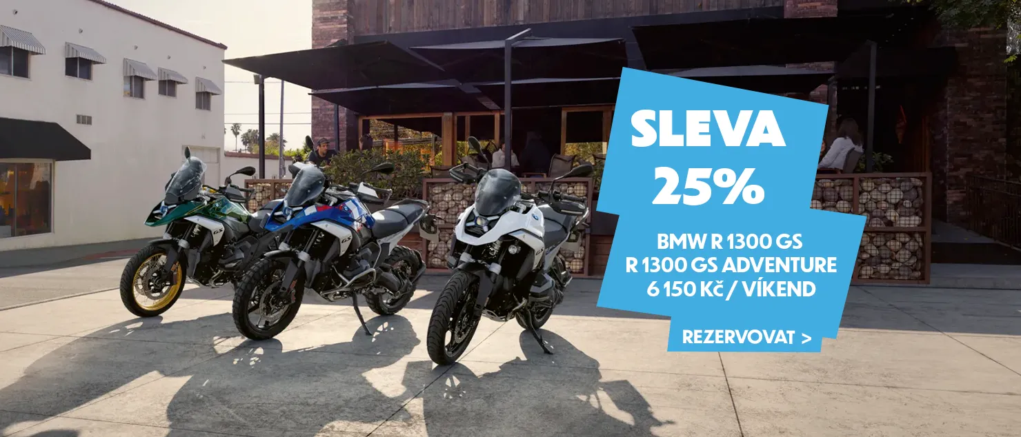 25% sleva BMW R 1300 GS